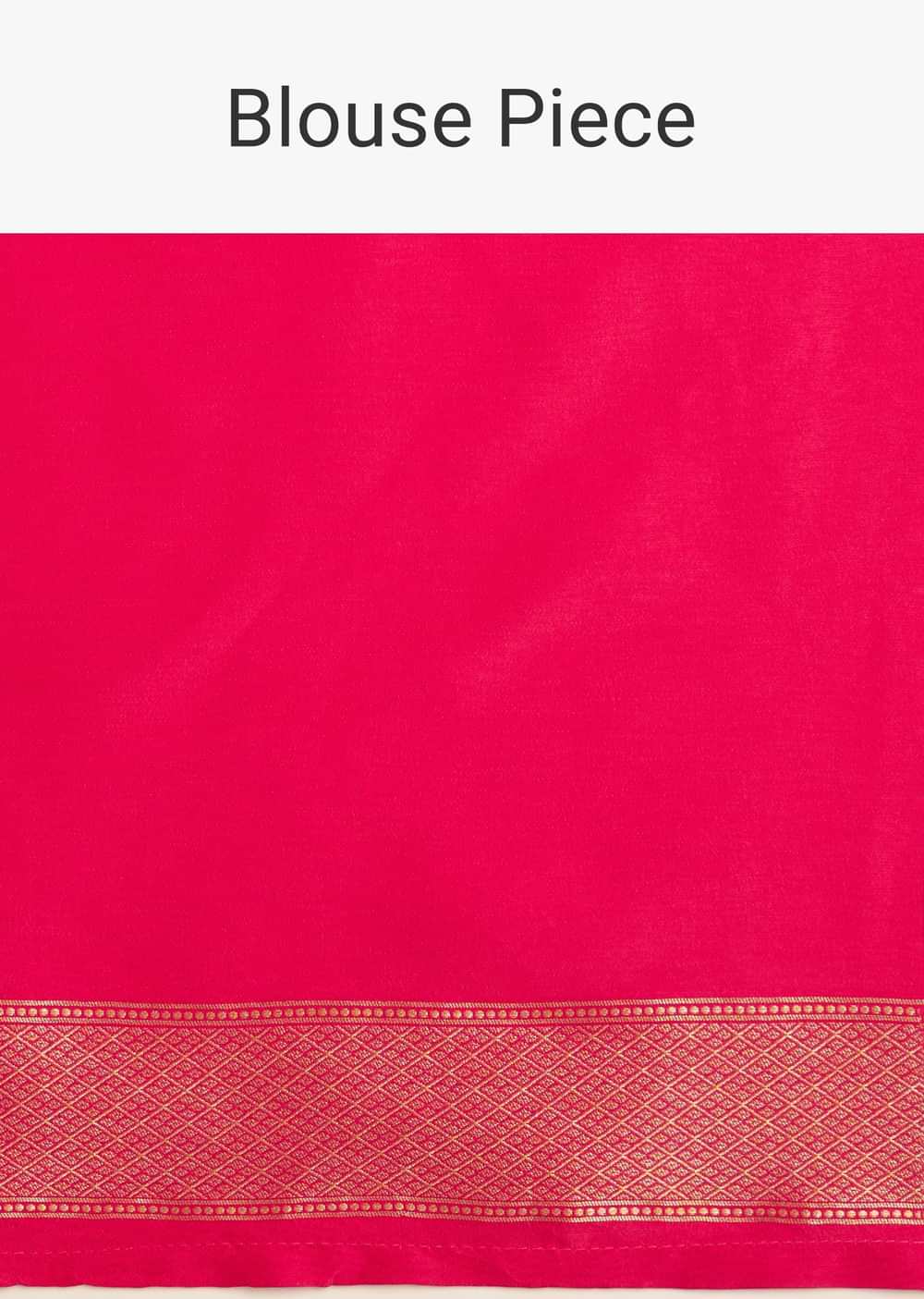 Fusia Pink Dola Silk Saree With Woven Floral Motifs