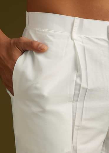 Multi Colored Silk Kurta Set With Abstract Print