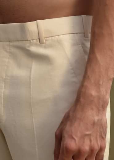 Ivory Thread Work Jodhpuri Suit For Men