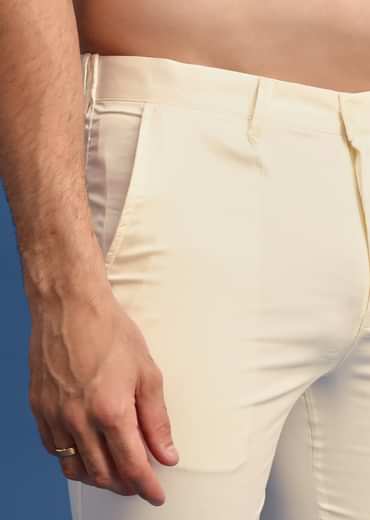 Yellow Ombre Silk Kurta Jacket Set With Zardozi Work