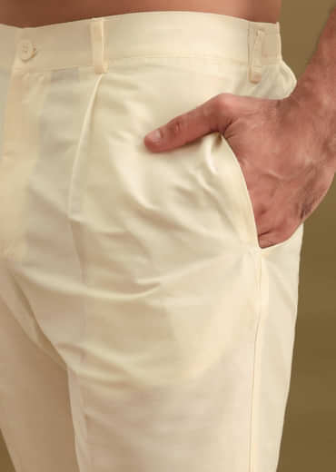 Aqua Blue Digital Printed Silk Kurta Set For Men