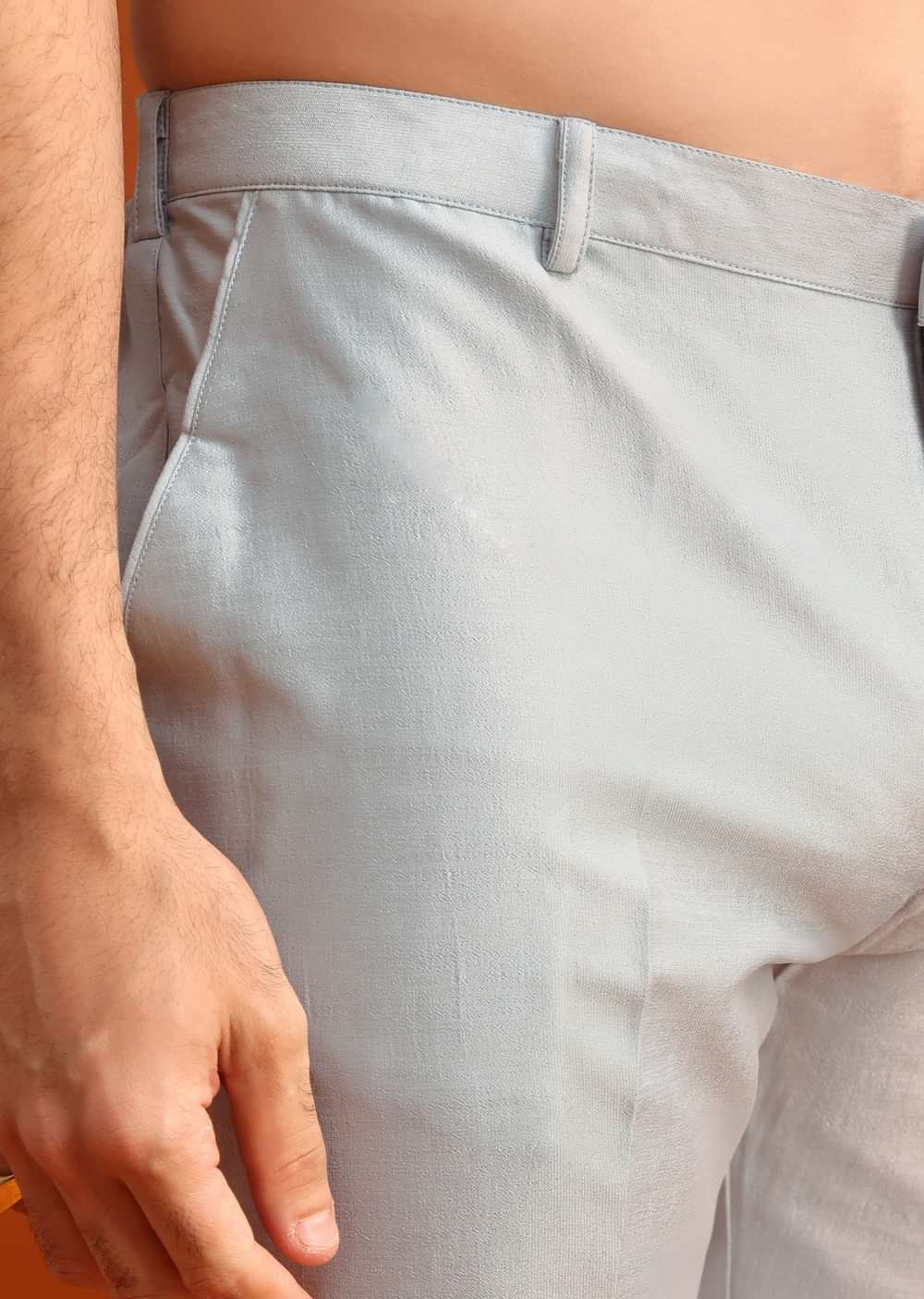 Aqua Blue Hand Embroidered Sherwani Set