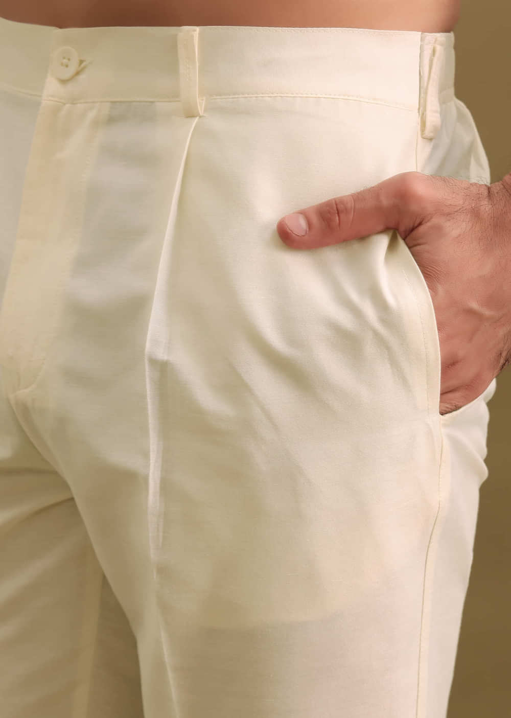 Aqua Blue Silk Kurta Set With Resham Work For Men