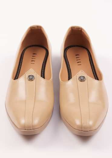 Beige Formal Juttis For Men