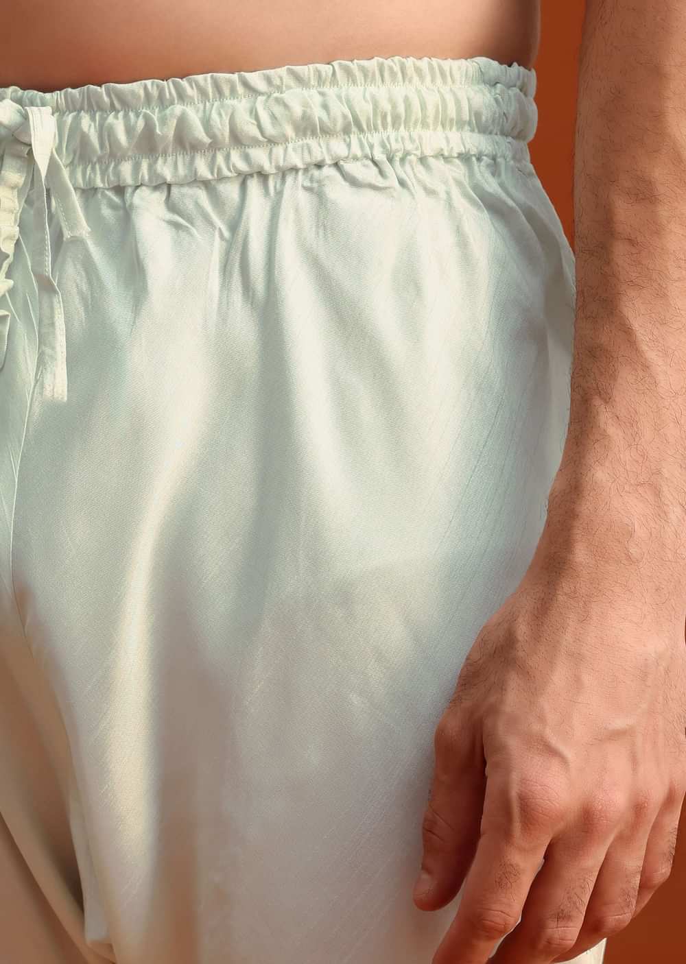 Beige Sherwani Set With Dupatta With Hand Work