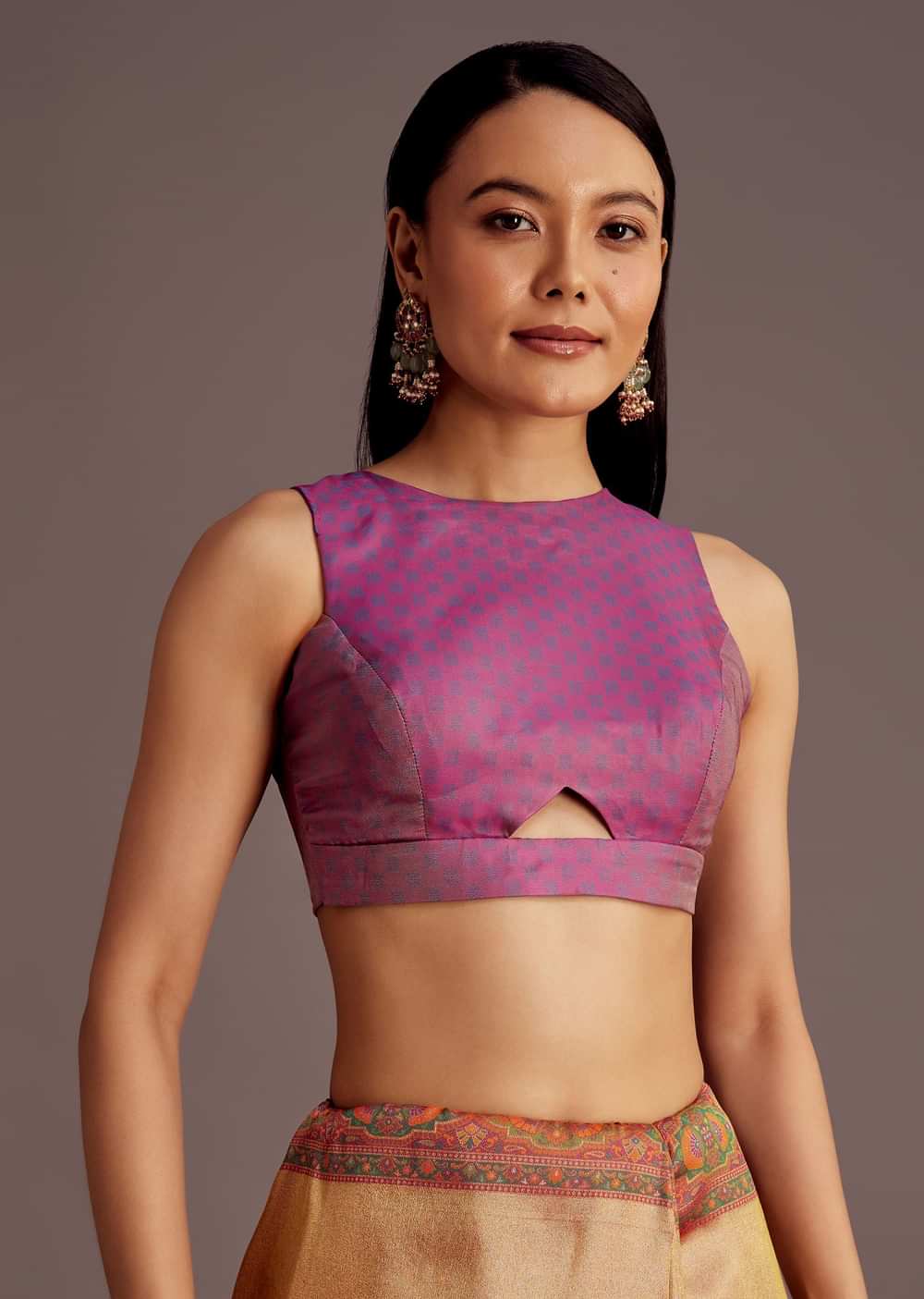 Beige Silk Saree With Traditional Woven Motifs