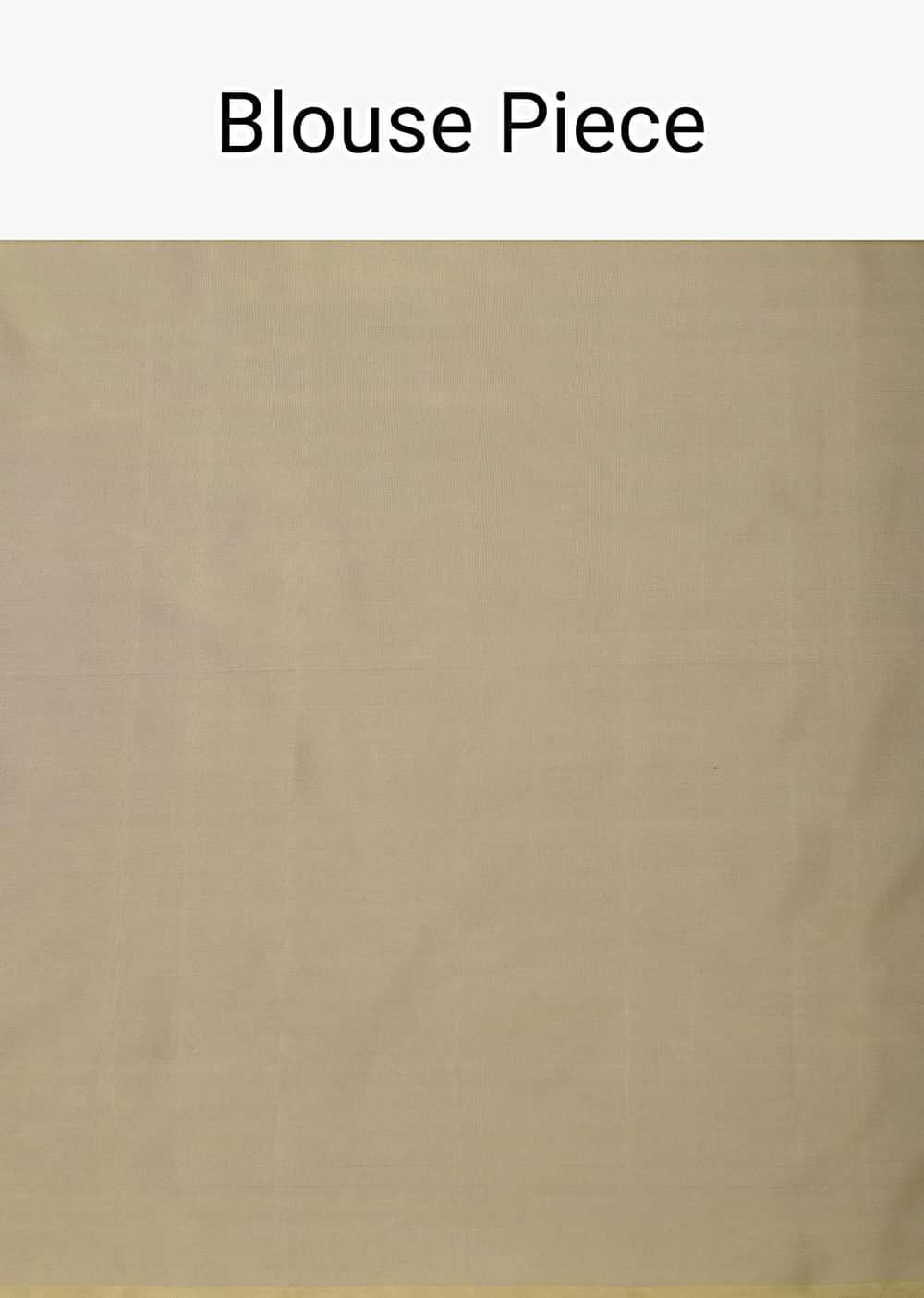 Beige South Dharmavaram Silk Saree With Woven Antique Motifs And Unstitched Blouse Fabric