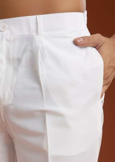 Black Chanderi Kurta Pant Set With Intricate Embroidery