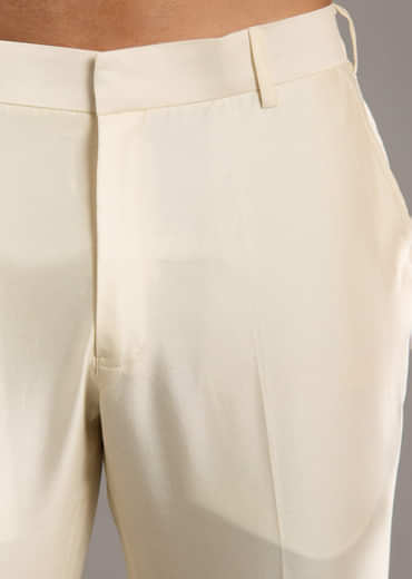 Black Chanderi Linen Kurta Jacket Set For Men With Dori Work