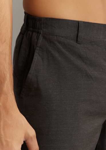 Black Cotton Silk Kurta Set With Symmetric Floral Threadwork