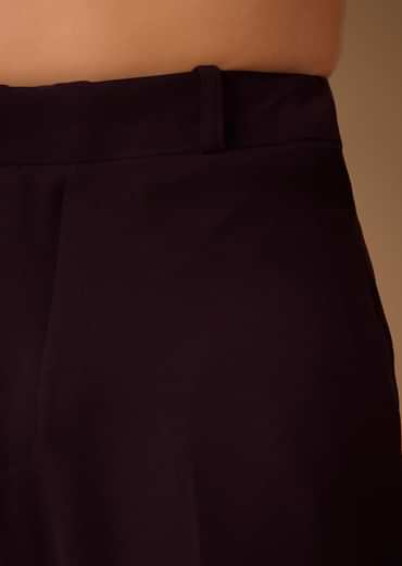 Black Cut Dana Work Indo Western Tuxedo