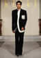 Black Indo Western Suit For Men With Flap Blazer