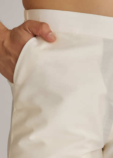 Black Silk Floral Resham Embroidered Kurta Set