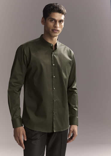 Black Silk Kurta Jacket Set For Men With Heavy Hand Work