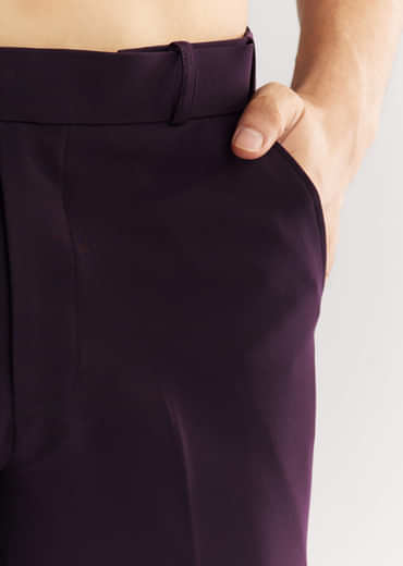 Black Suiting Indo Western With Floral Thread Embroidery