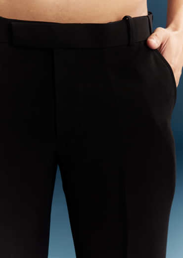 Black Tuxedo For Men With Cutdana Embroidery