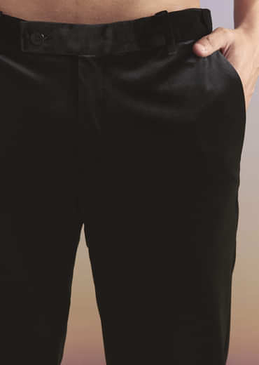 Black Velvet Tuxedo For Men With Cut Work And Beads Embroidery