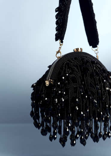 Black Beads Potli Bag