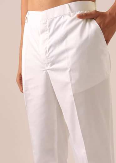 Black Jacket Kurta Set with Embroidered Work