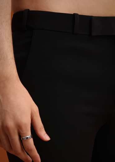 Black Jodhpuri Set With Zardozi Work