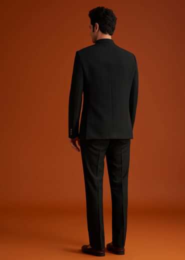 Black Jodhpuri Suit