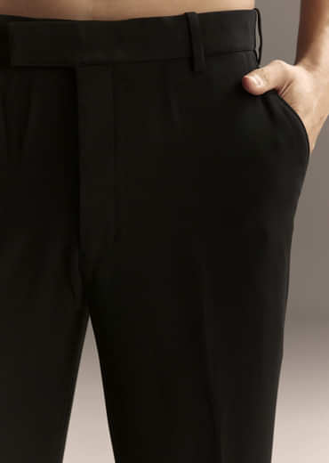 Black Jodhpuri Suit For Men With Heavy Hand Embroidery