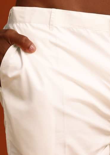 Black Kurta Set With Zipper Closure