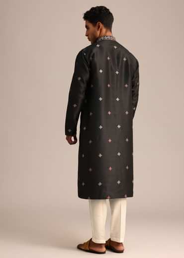 Black Mirror Work Kurta Set