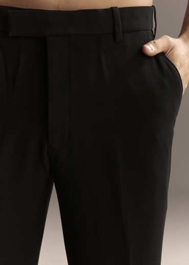 Black Tuxedo For Men With Beads And Zardosi Work