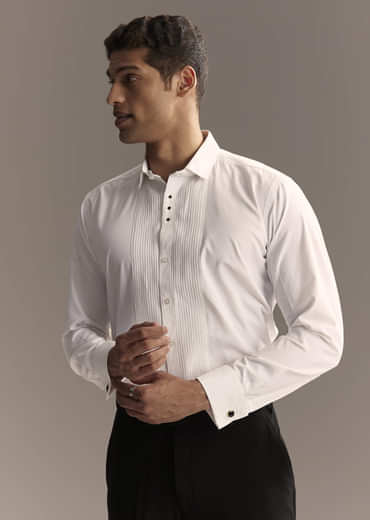 Black Tuxedo For Men With Beads And Zardosi Work