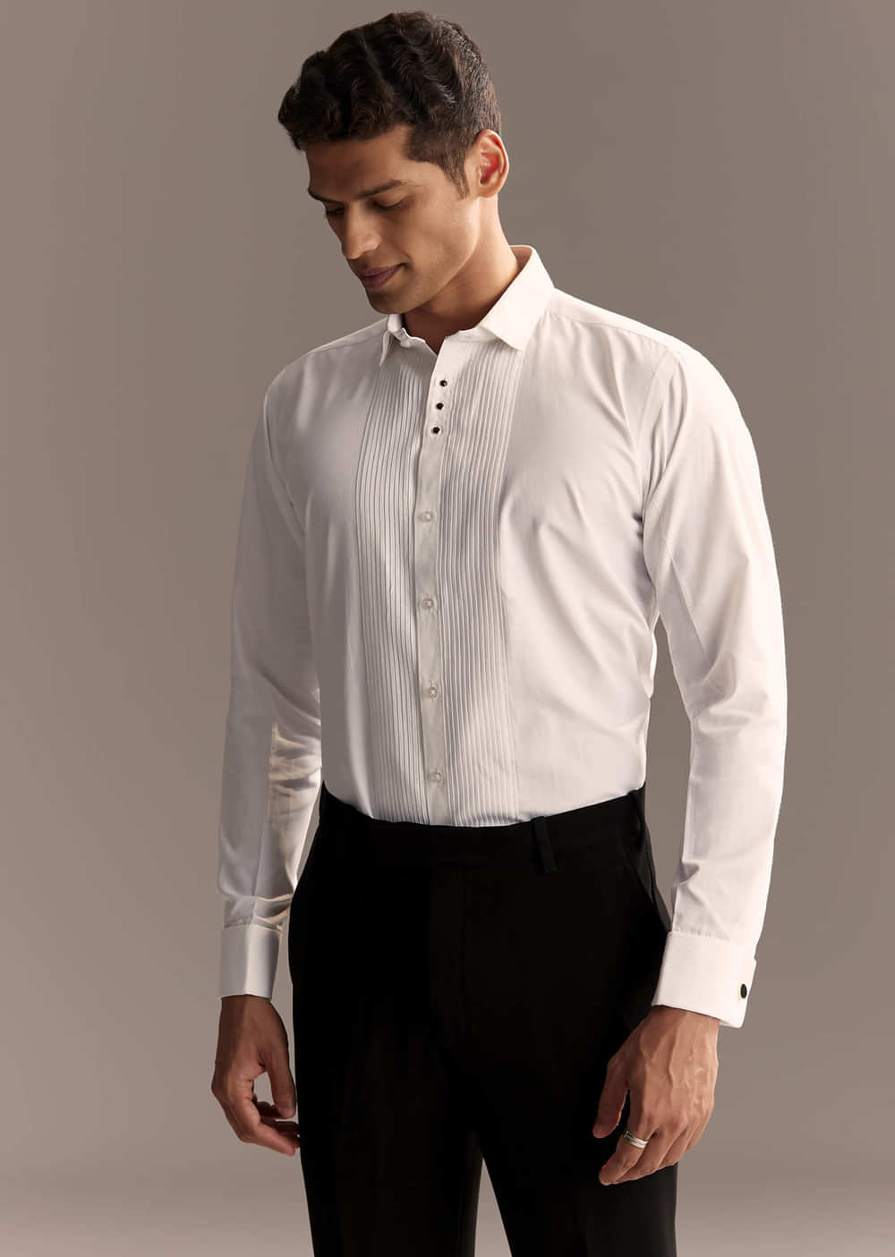 Black Tuxedo For Men With Embellished Embroidery