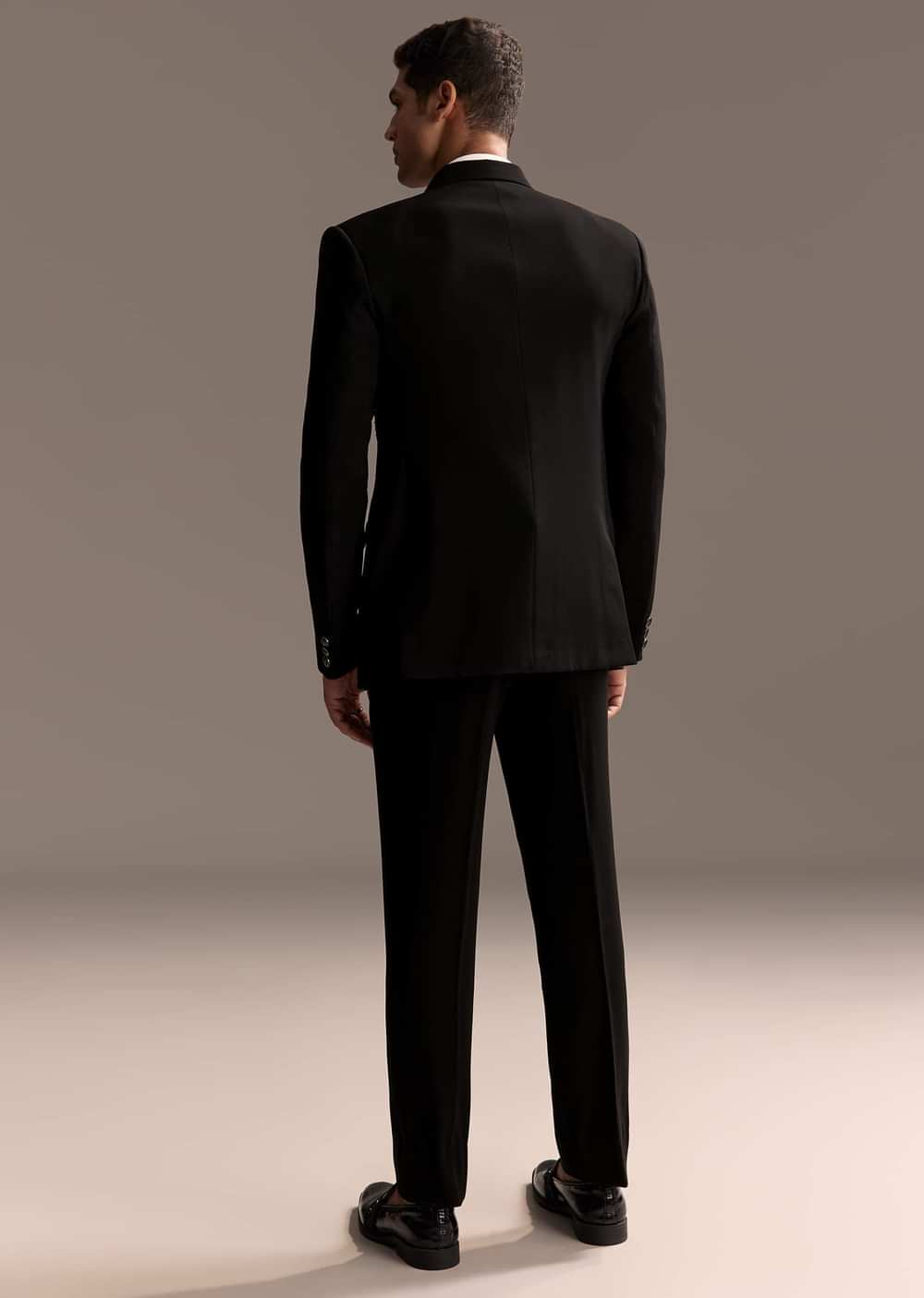 Black Tuxedo For Men With Embellished Embroidery