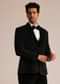 Black Tuxedo Suit With Classic Bow Tie