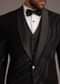 Black Tuxedo With Embellished Swirl Detailing