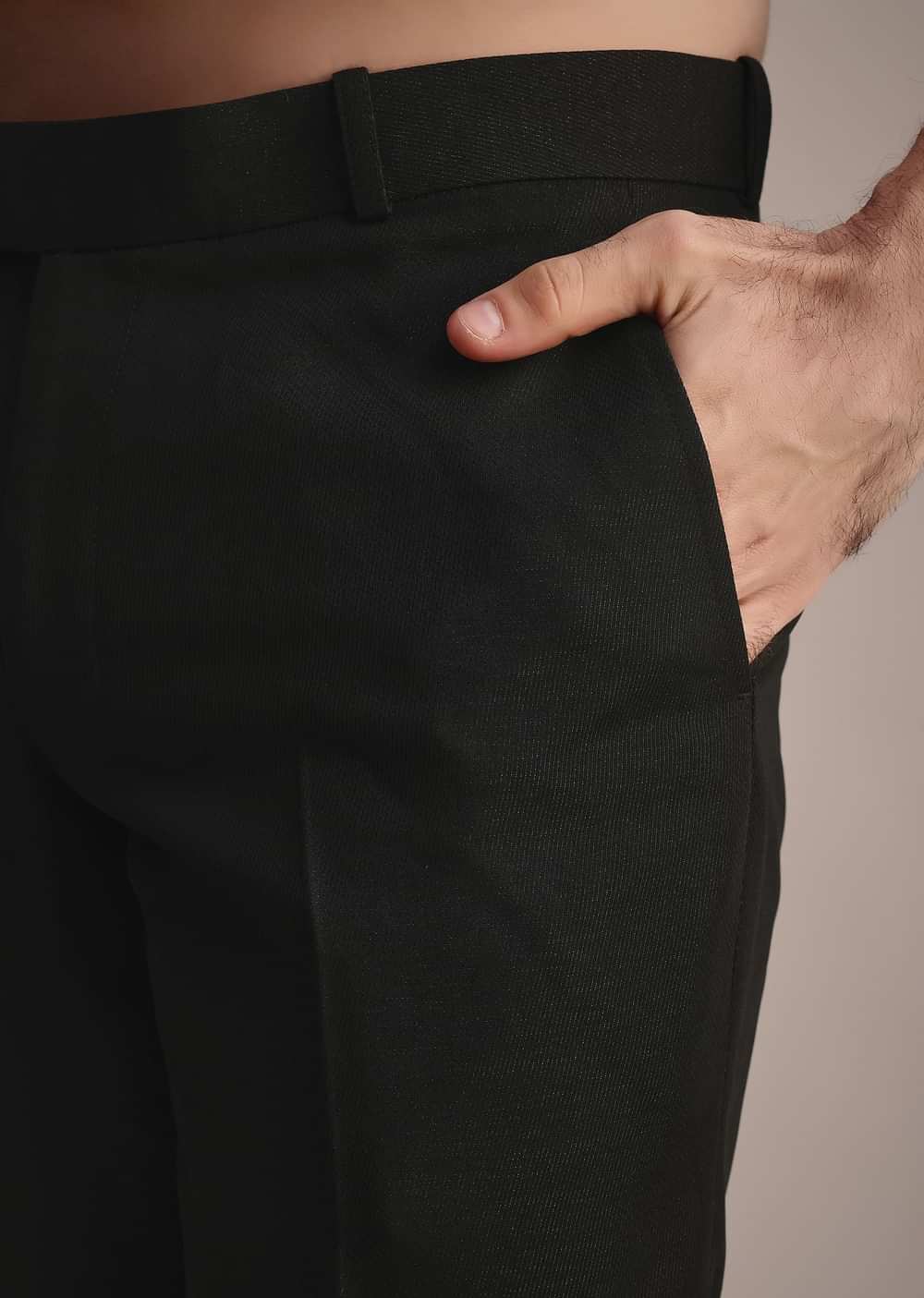 Black Tuxedo With Hand Work