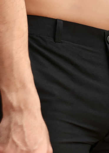 Black Velvet Indowestern Set With Hand Work For Men