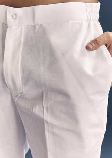 Blue Silk Kurta Set For Men With Mirror Embroidery