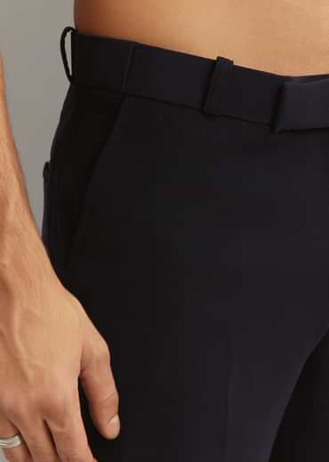 Blue Suiting Indo Western Set With Beaded Work