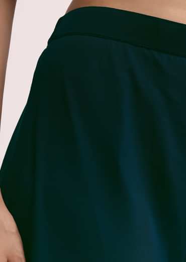 Blue Chiffon Palazzo Set With Jacket