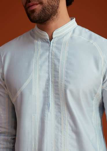 Blue Classic Kurta Pajama Set