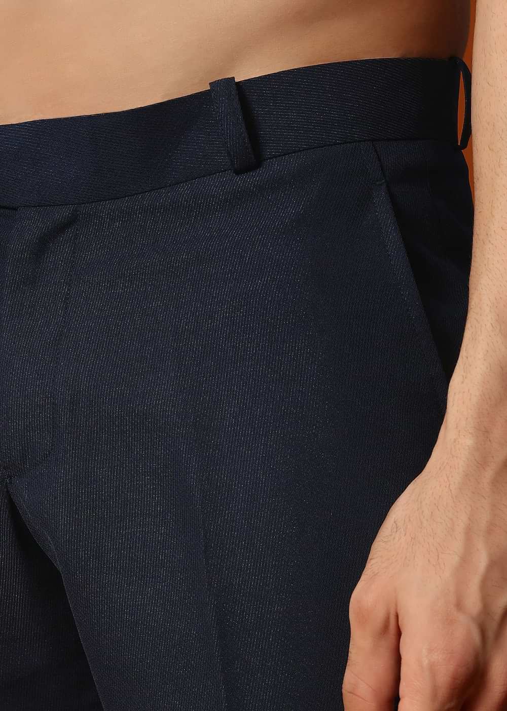 Blue Cutdana Embroidered Indowestern Suit For Men