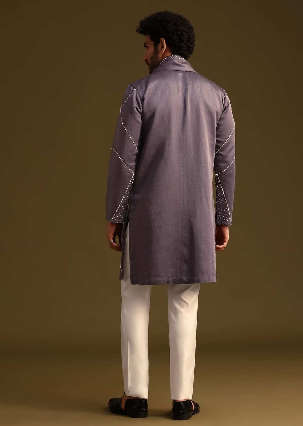 Blue Hand Embroidered Kurta Set Wuth Dupatta