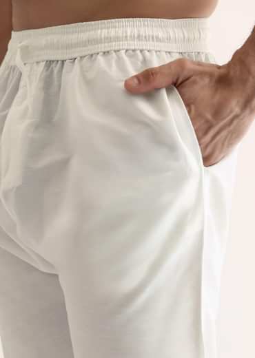 Blue Silk Abla Work Kurta Set For Men