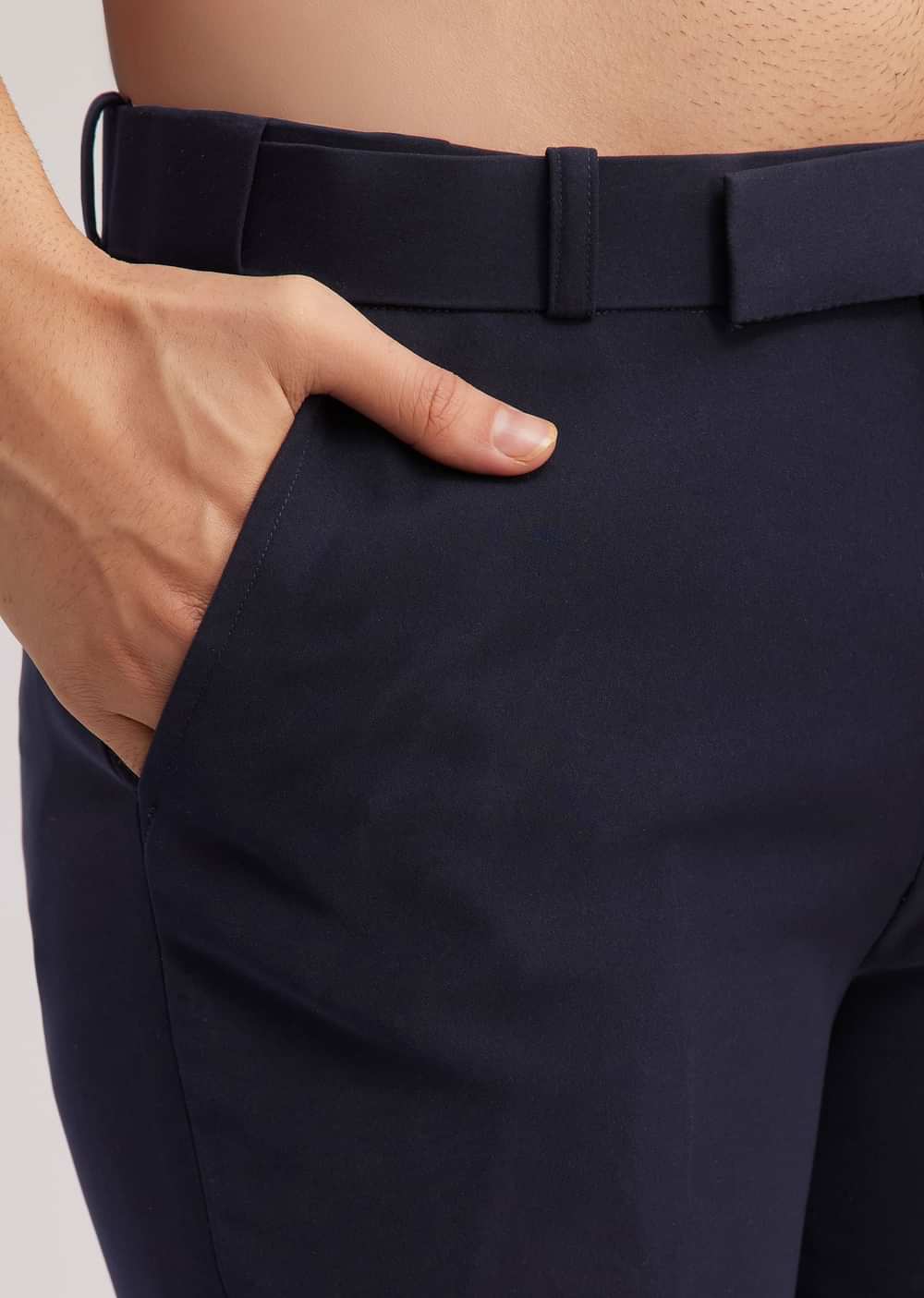 Blue Silk Tuxedo With Resham Work