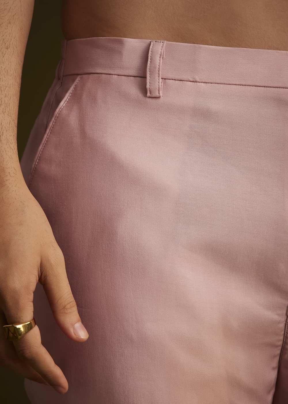 Blush Pink Embroidered Indo Western Set