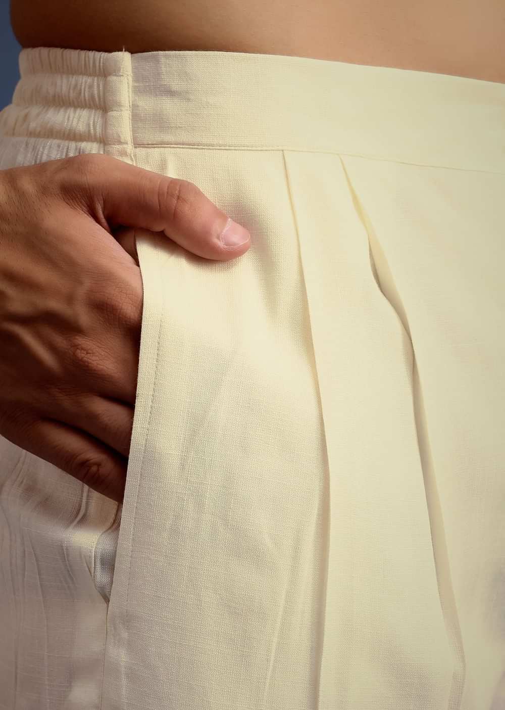 Brown Geometric Hand Block Printed Kurta Set