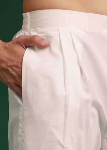 Black Jaipuri Cotton Block Printed Kurta Set