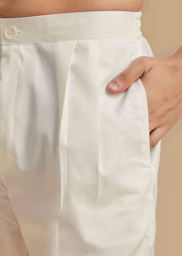 Bottle Green Silk Embroidered Kurta