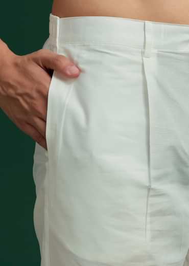 Sky Blue Silk Hand Embroidered Kurta Set