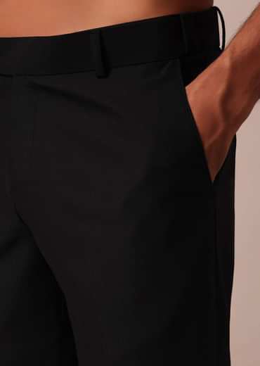 Classic Black Bandhgala Jodhpuri Sherwani